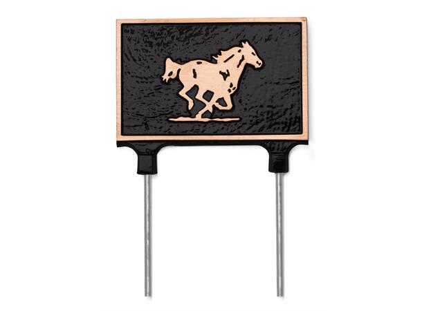 Rectangle Bronze Tee Marker-White SG300137BZ